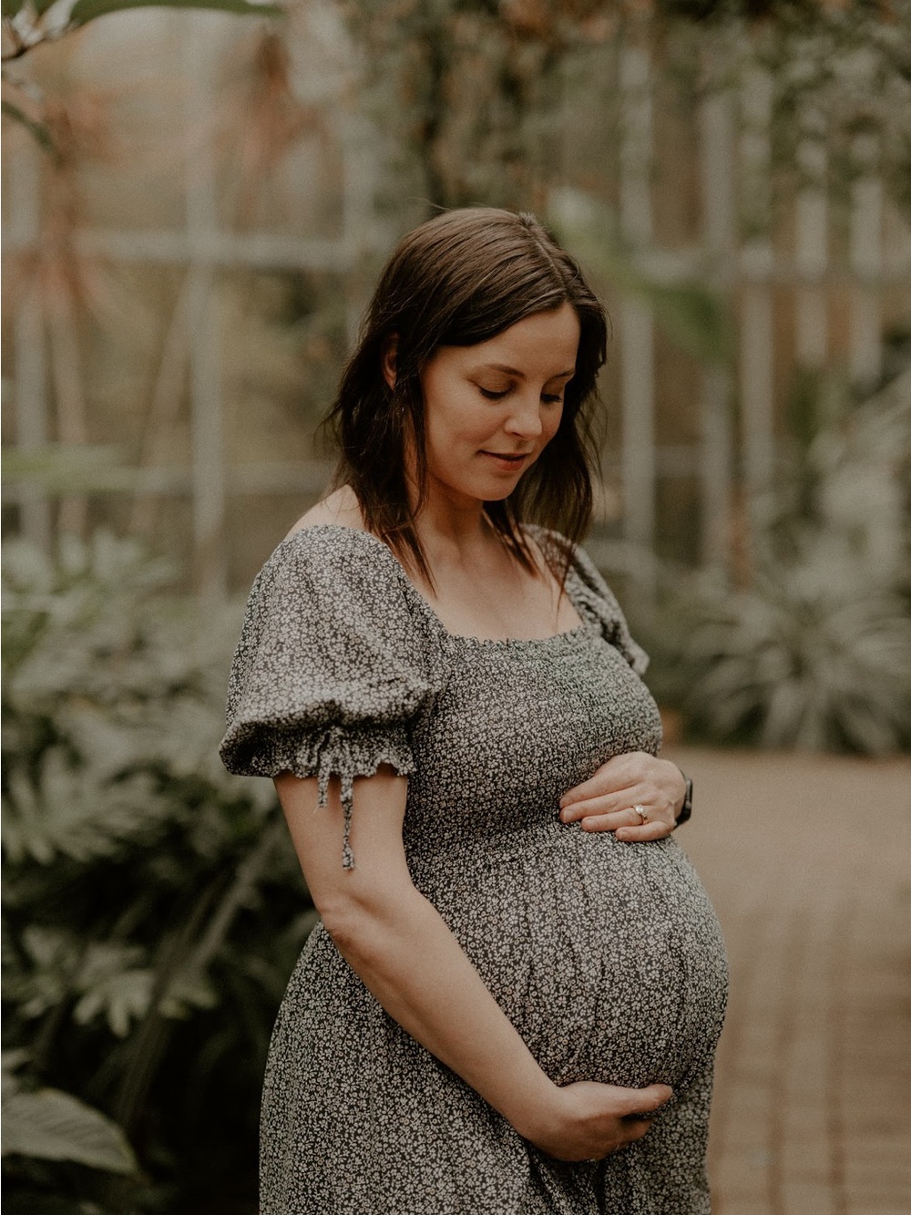 Rylee + Cru Floral Maxi Dress - great for maternity!